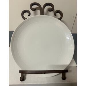 Dansk Precision Studio Levien White Dinner Plate. kk441